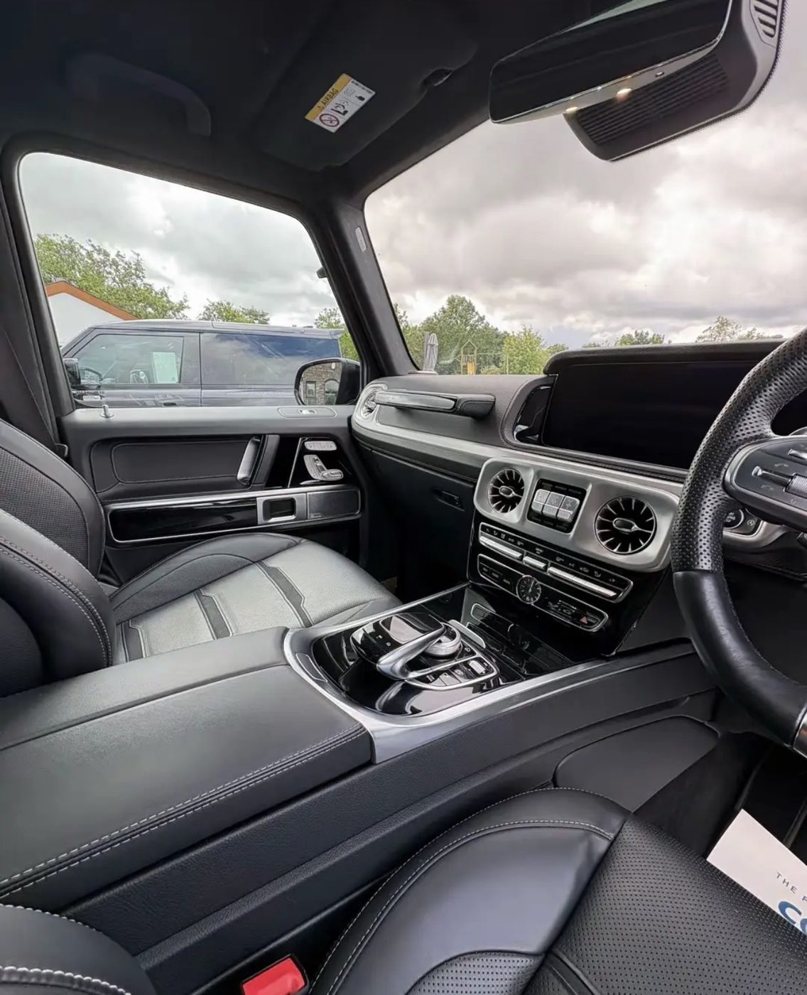 Mercedes G-Class interior cleaned and dressed